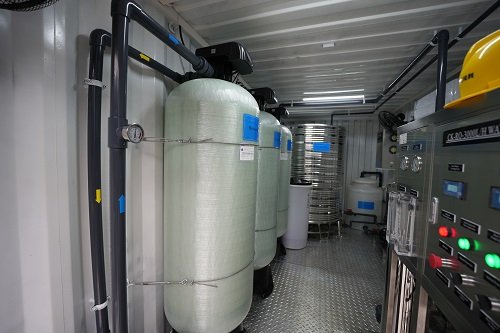 containerized water treatment plant