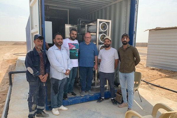 containerized reverse osmosis system in Iraq