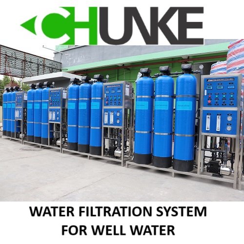 Water filtration systems for well water