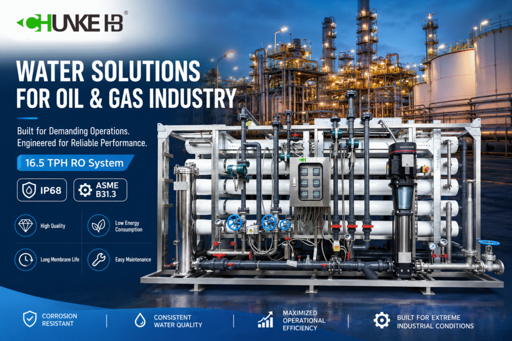 RO system for oil and gas industry
